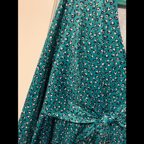 New without tags green dress from Eloquii. Small print on dress (see pics). - Picture 2 of 4